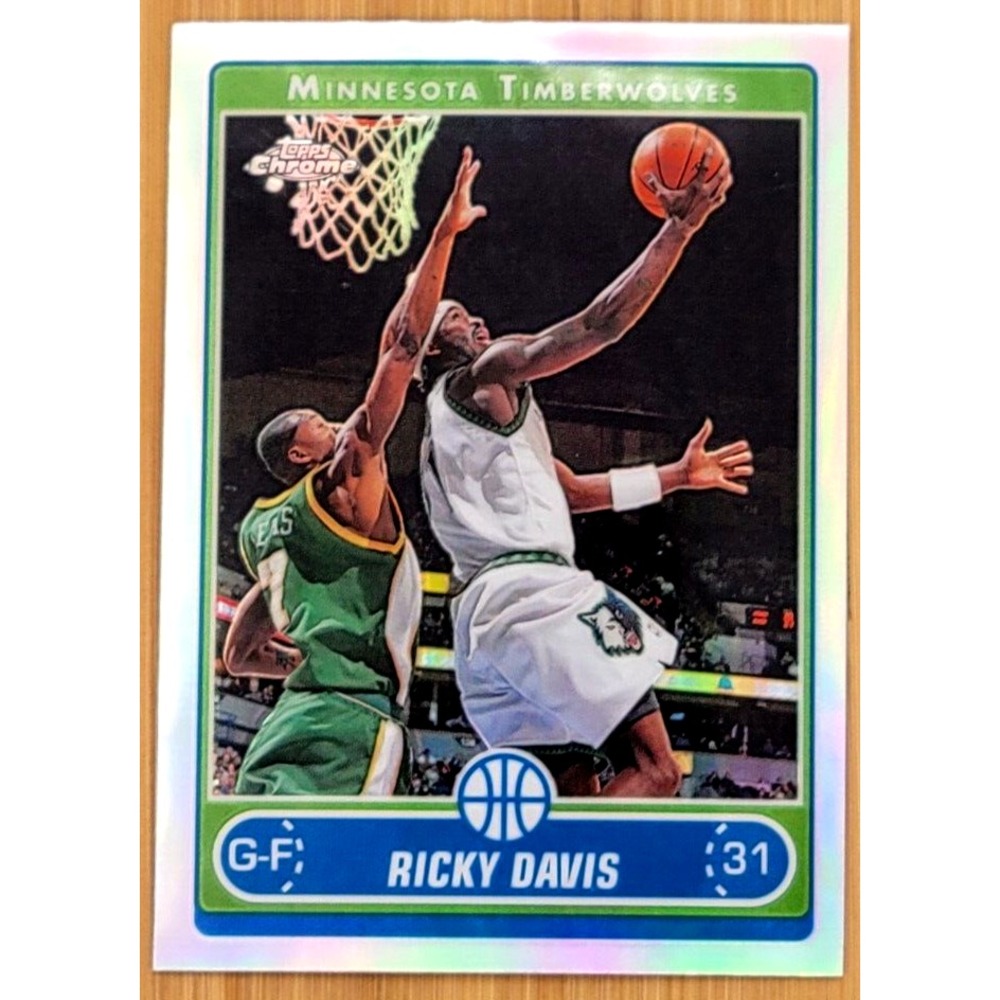 2005-06 TOPPS CHROME RICKY DAVIS REFRACTOR